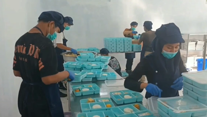 Salah satu SPPG di wilayah Kabupaten Serang (Bantentv.com/ Riki)