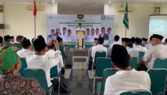 PWNU Banten Gelar Pelatihan Penanggulangan Bencana
