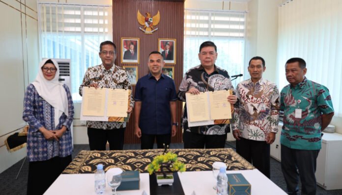 Perkuat Sinergi dengan PT ABM, Bank Banten Teken PKS