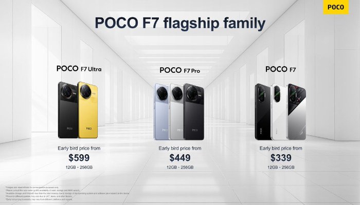 Poco resmi meluncurkan F7 Series di Indonesia dengan harga mulai Rp 5 jutaan. (Foto: X/@POCOGLOBAL)