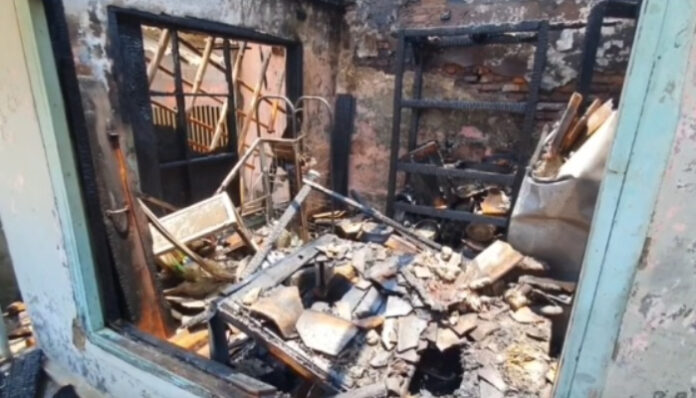 Toko Sembako di Cilegon Ludes Terbakar