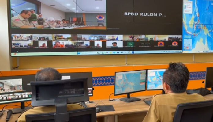 BNPB Gelar Uji Coba Sirine Tsunami Serentak, Banten Fokuskan di Kawasan Pesisir.