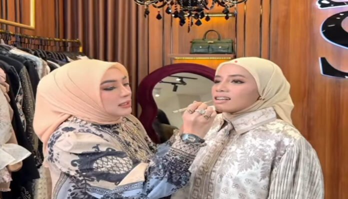 Usai viral, tetangga Melda Safitri ikut raih kesuksesan (Instagram @shellasaukiaofficial)