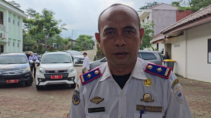 Kepala Dinas Perhubungan Pandeglang, Rudianto, menyampaikan terkait rencana pembangunan pelabuhan di sekitar Pulau Popole (Bantentv.com/ Rangga)