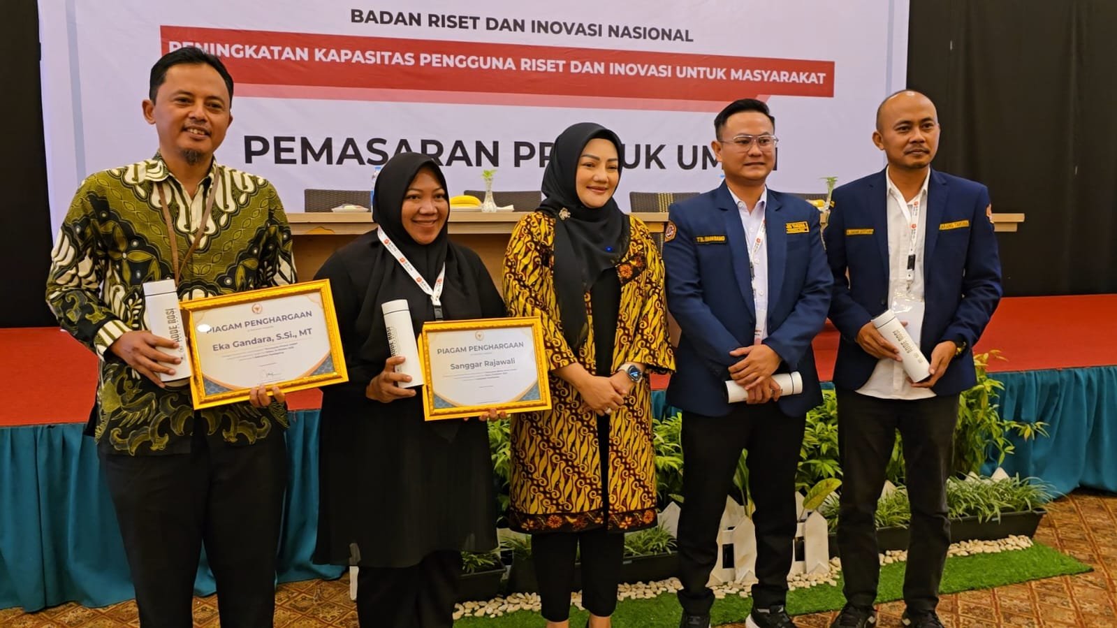 Pelatihan pemasaran UMKM yang digelar di Hotel Horison Altama, Selasa, 14 Oktober 2025, bekerja sama dengan Badan Riset dan Inovasi Nasional (BRIN) (Bantentv.com/ Rangga)