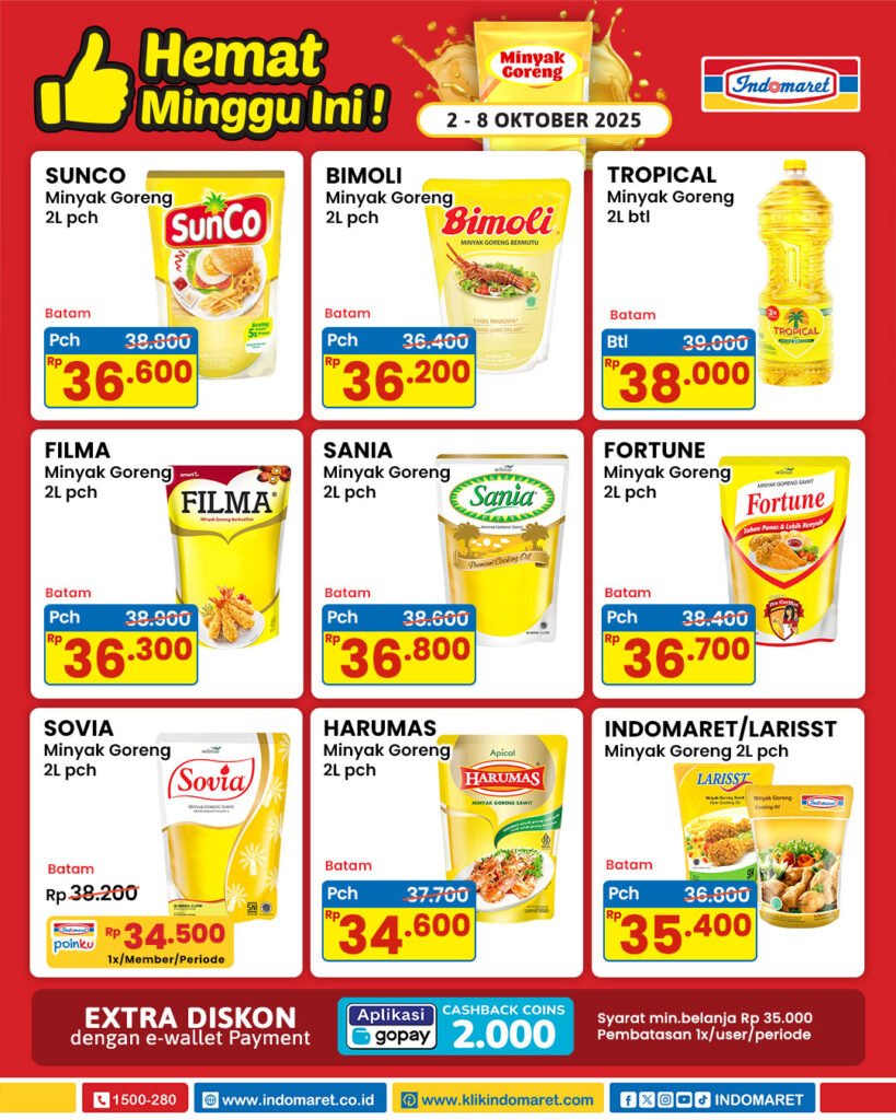 Katalog Promo Mingguan Indomaret (Foto : Instagram/@indomaret)