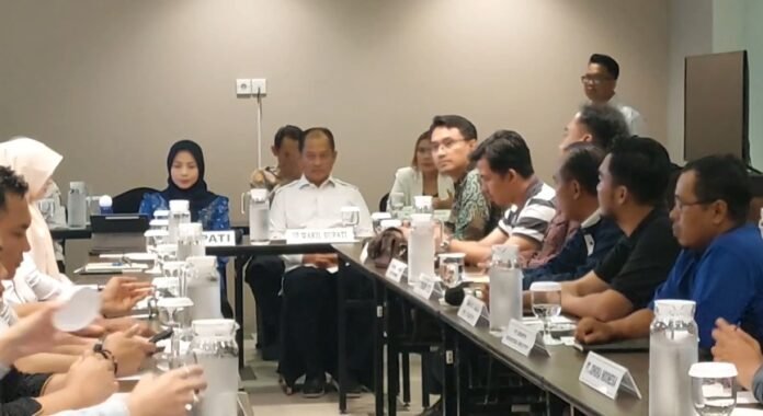 Audiensi pimpinan perusahaan kawasan industri modern Cikande bersama Pemkab Serang (Bantentv.com/ Riki)