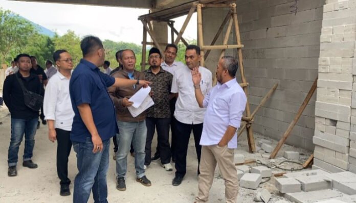 DPRD Kabupaten Serang Sidak Pembangunan Gedung Perpustakaan