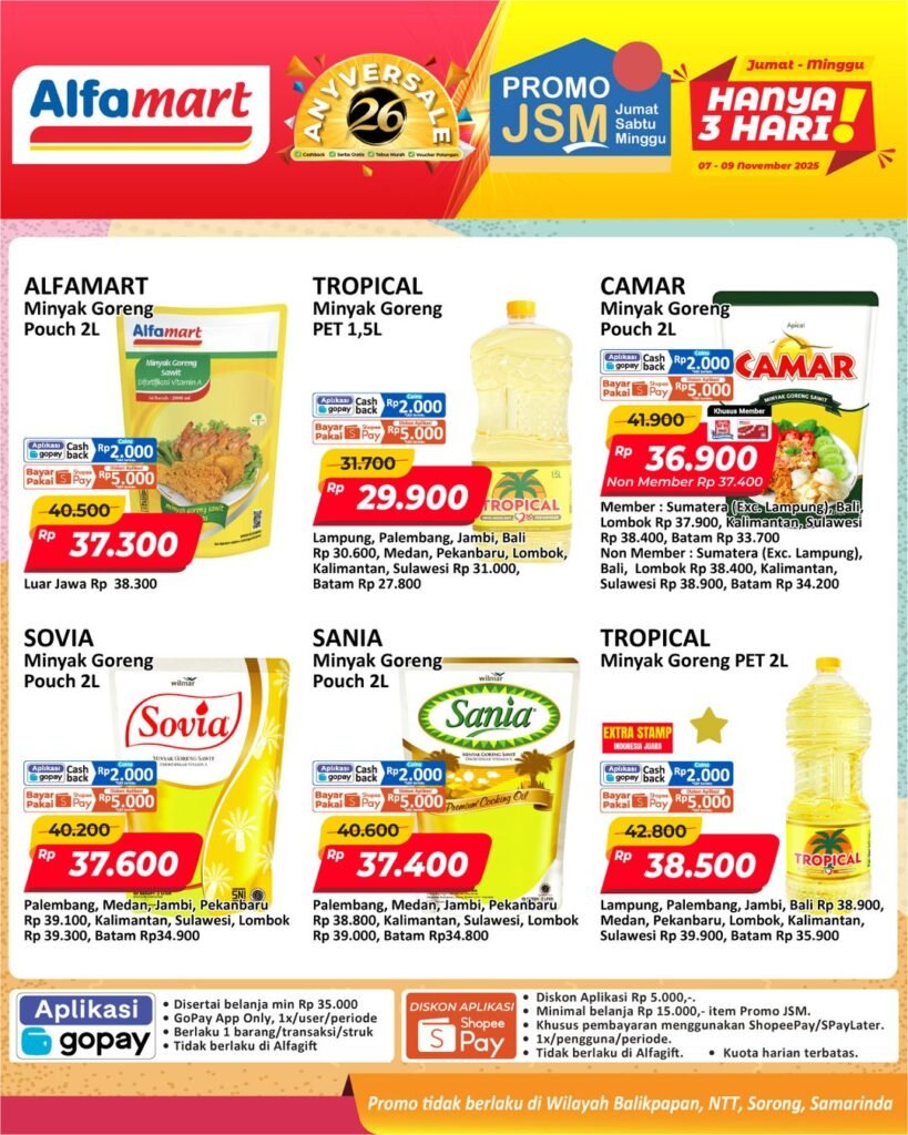 Katalog JSM Alfamart minggu ini (Foto : Instagram @alfamart)