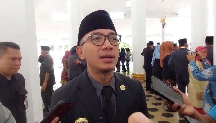 Bupati Lebak, Moch. Hasbi Asyidiki Jayabaya, menegaskan pentingnya memperkuat PAD (Bantentv.com/ Nano)