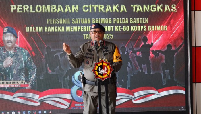 Komandan Satuan Brimob Polda Banten Kombes Pol Imam Suhadi.