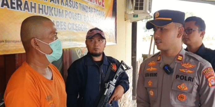 Unit Reskrim Polsek Bojonegara berhasil mengamankan maling spesialis kabel listrik (Bantentv.com/ Ali)