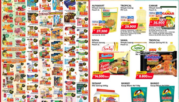 Katalog promo mingguan Alfamart dan Superindo
