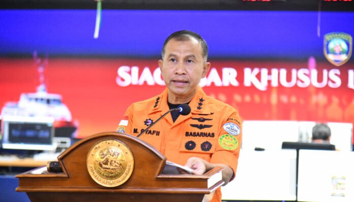 Kepala Basarnas Marsekal Madya TNI Mohammad Syafii