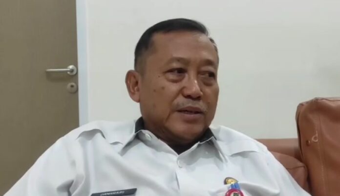 Kepala Dinsos Kota Cilegon, Damanhuri, menjelaskan persyaratan i penerima PKH (Bantentv.com/ Ali)