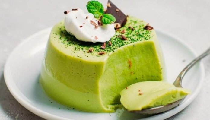 Pudding Matcha Lembut & Creamy