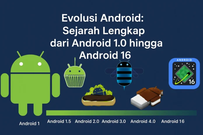 Evolusi Android lengkap