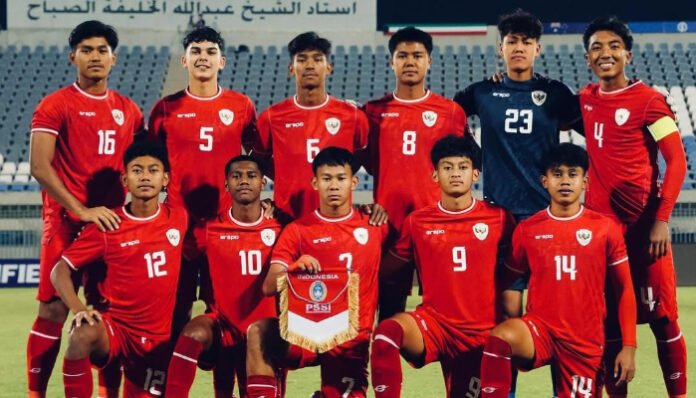 Garuda Muda tertinggal 0-3 dari Brasil.