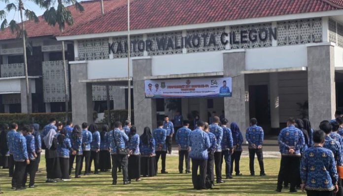 Suasana Apel di Pemkot Cilegon