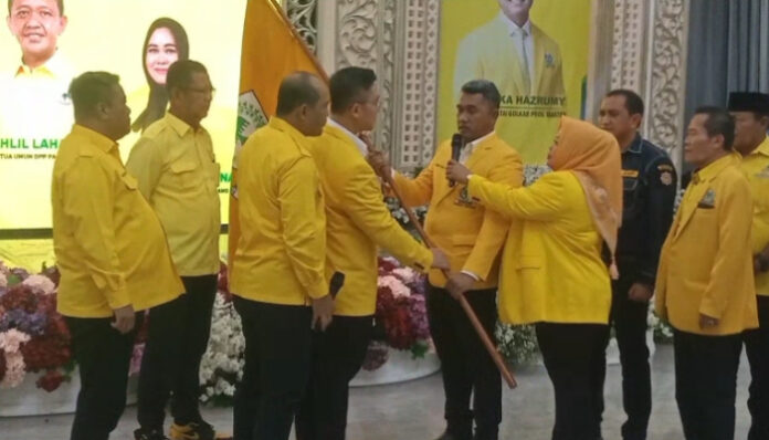 Teguh Istaal Resmi Pimpin DPD Golkar Kota Serang