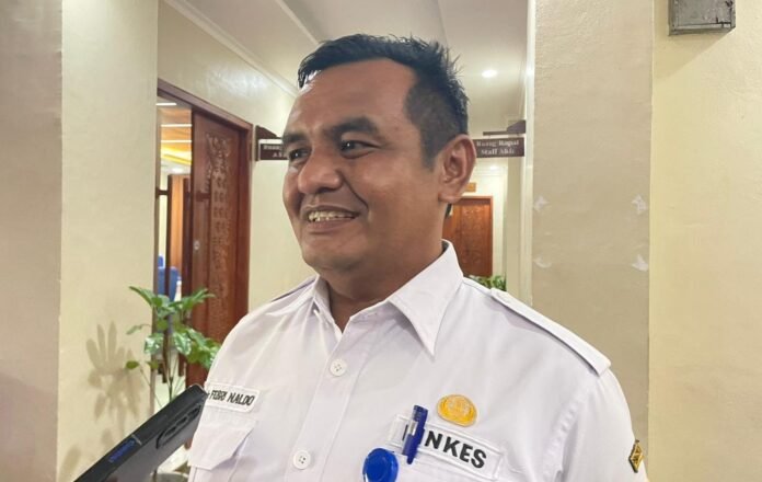 Kabid Pemenuhan Upaya Kesehatan Masyarakat dan Upaya Kesehatan Perorangan Dinkes Kota Cilegon, Febrinaldo. Pemkot Cilegon menyiapkan langkah strategis untuk menangani stunting (Bantentv.com/ Ali)