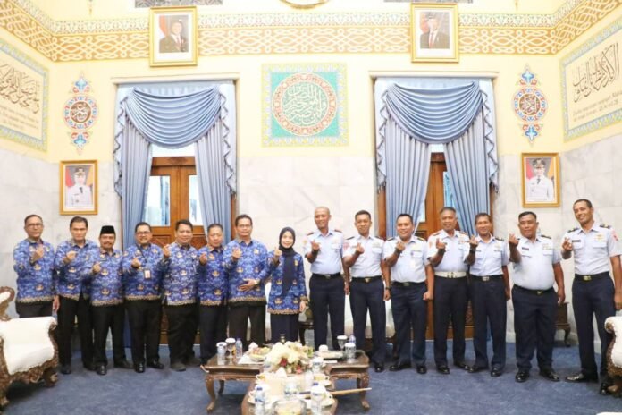 Pemkab Serang dan Lanud Gorda menyepakati kolaborasi demi mengoptimalisasi PAD (Bantentv.com/ Riki)