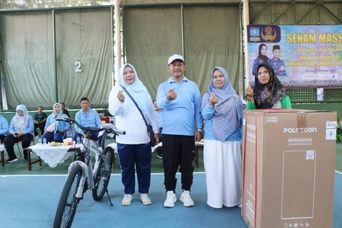 Peringatan HUT ke-54 Korp Pegawai Republik Indonesia (Korpri) tingkat Kabupaten Serang (Bantentv.com/ Riki)