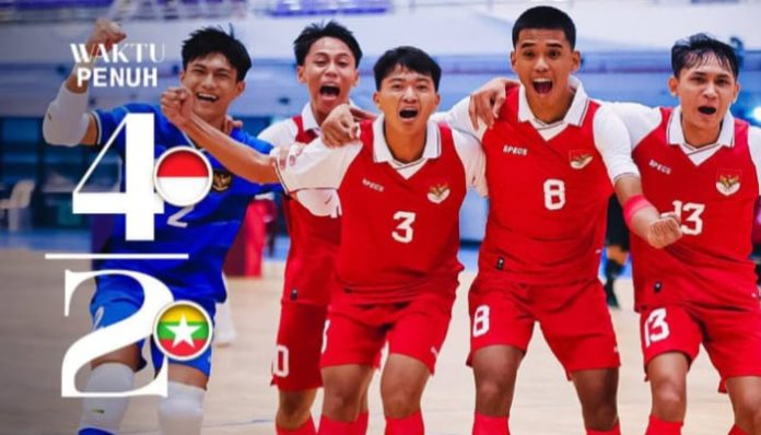 Skuad Garuda Muda sukses menaklukkan Myanmar dengan skor 4–2. (Foto: Istimewa)