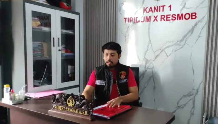Kepala Unit Tindak Pidana Umum Polres Pandeglang, Ipda Robert Sangkala