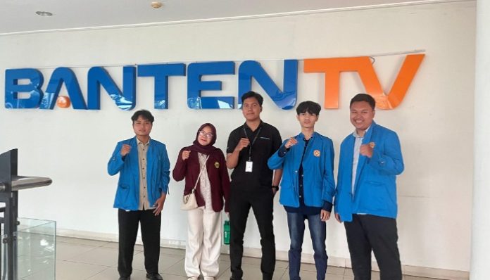 Mahasiswa Sistem Informasi Universitas Pamulang Kampus Serang Jalani Program Magang di Banten TV. (Dok. Pribadi)