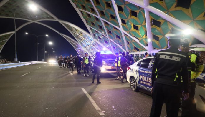 Jelang Nataru, Polda Banten Kerahkan Patroli Skala Besar di Titik Strategis. (Foto: Humas Polda Banten)