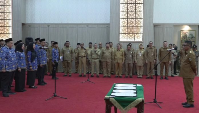 Proses penyerahan dan pelantikan P3K paruh waktu