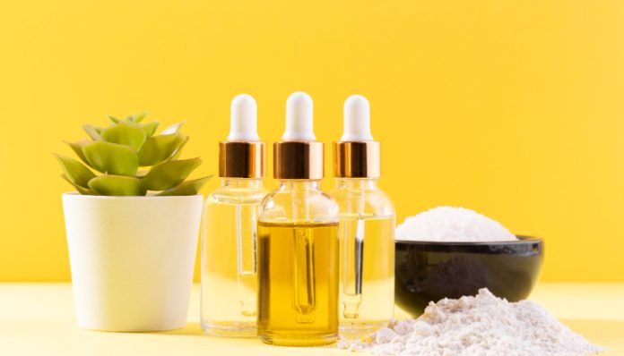 Ilustrasi - Serum anti aging dan pencerah kulit wajah