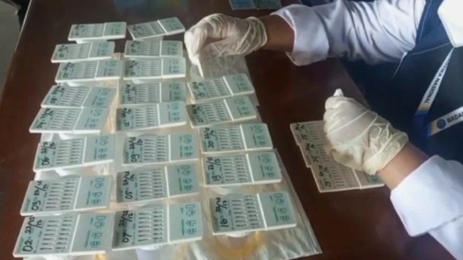 BNN Kota Cilegon cek urine puluhan awak transportasi (Bantentv.com/ Ali)