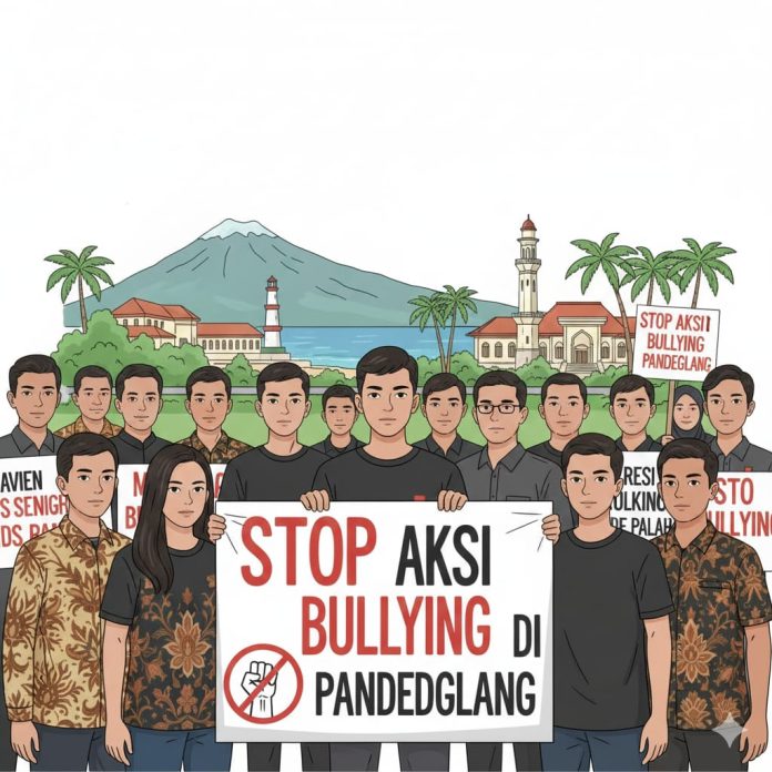 Ilustrasi stop bullying(AI)