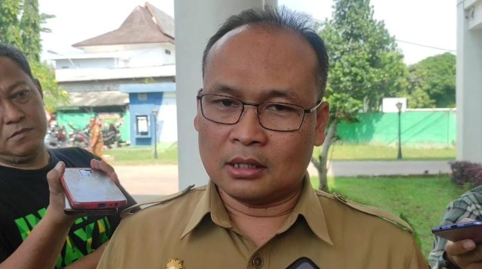 Kepala Diskominfo SP Kota Cilegon, Agus Zulkarnain, menyatakan bahwa pentingnya implementasi Program Satu Data Kota Cilegon (Bantentv.com/ Ali)