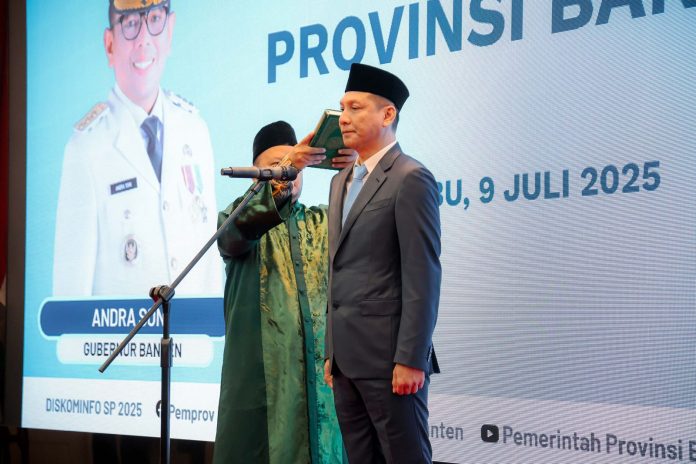 Kejagung memastikan pengangkatan Deden Apriandhi sebagai Sekda Banten adalah sah (Bantentv.com/ Jaya)