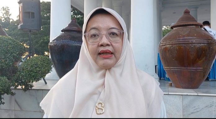 Kepala Disnakertrans Kabupaten Serang Diana Ardhianty Utami (Bantentv.com/ Riki)
