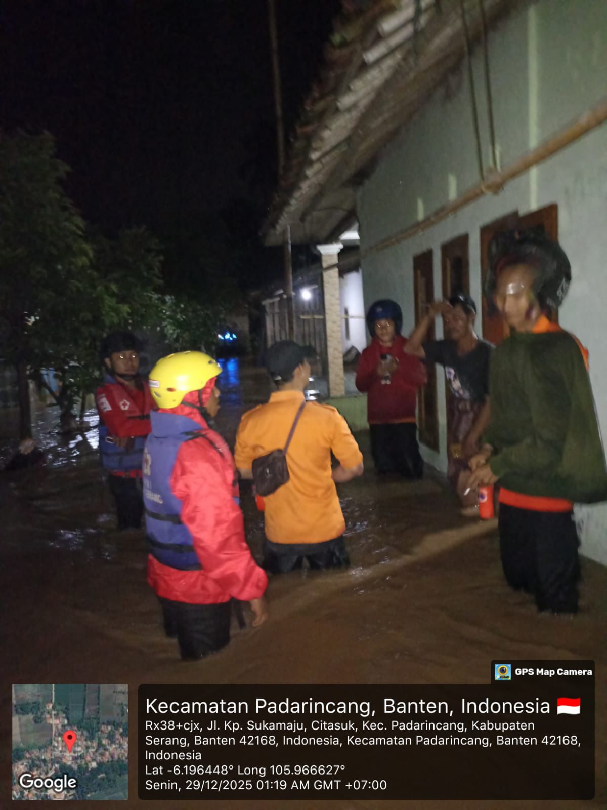 Banjir di desa Citasuk Padarincang (Bantentv.com/ Riki)