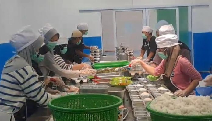 Aktivitas salah satu SPPG di Cilegon