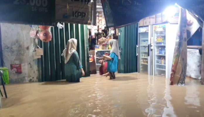 Banjir di Kecamatan Cibeber Kota Cilegon