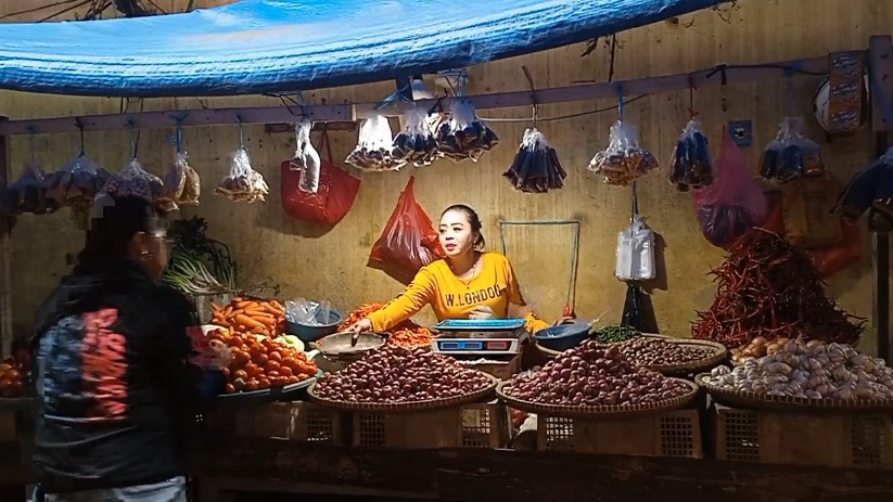 Gagal panen picu lonjakan harga cabai di Pasar Rangkasbitung (Bantentv.com / Nano)
