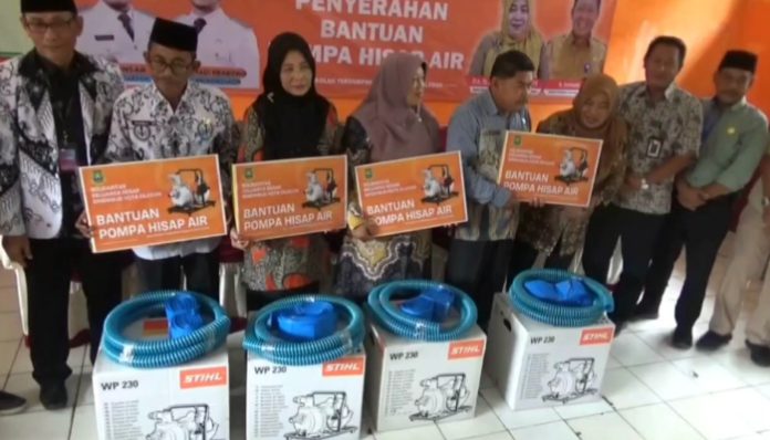 Empat SD Negeri di Cilegon Terima Bantuan Mesin Sedot Air