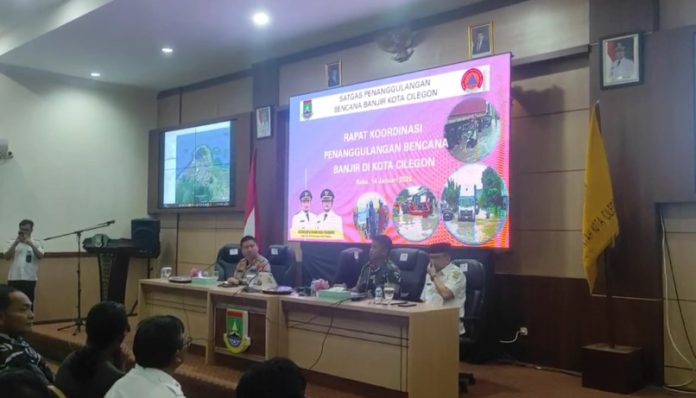 Pemerintah Kota Cilegon kembali menggelar rapat koordinasi penanggulangan bencana banjir (Bantentv.com/ Ali)