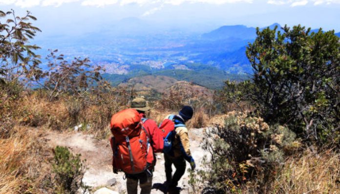 Ilustrasi pendaki Gunung Slamet (Foto/iStockphoto)