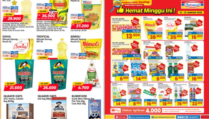 Katalog promo mingguan Alfamart dan Indomaret