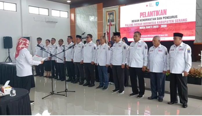 Pengurus PMI Kabupaten Serang Resmi Dilantik