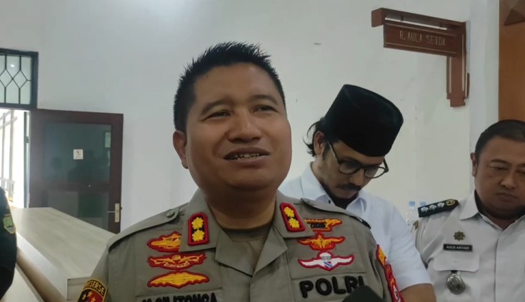 Kapolres Cilegon AKBP Martua Raja Taripar Silitonga (Bantentv,com/ Ali)