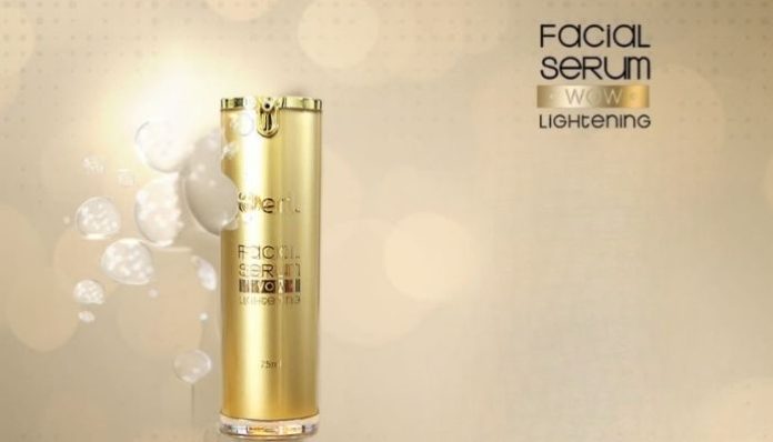 B ERL WOW Lightening Facial Serum membantu kulit tampak lebih cerah dan segar.