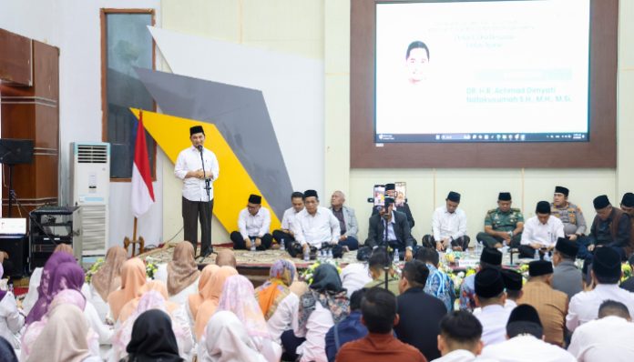 Doa Lintas Agama HAB ke-80, Wagub Dimyati Tekankan Pentingnya Persatuan. (Foto: Dok. Adpim Banten)